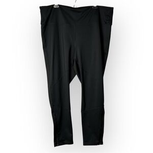 Nola Black Leggings with Zipper Cuffs 3X